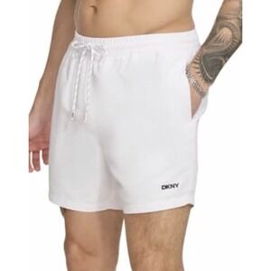 DKNY Men's Lightweight XXL Quick Dry Volley UPF 40+ Protection Swim Trunk - NWT